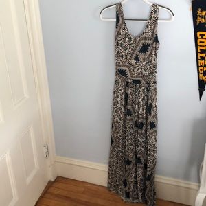 Maeve Anthropologie Printed Maxi Dress